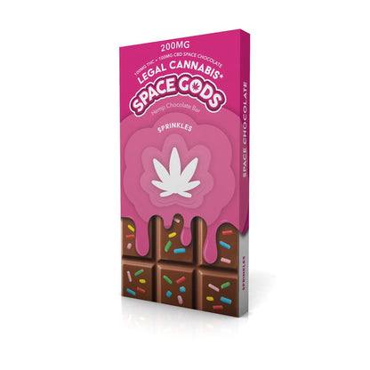 Space Gods Delta 9 CBD Chocolate Bar 100mg