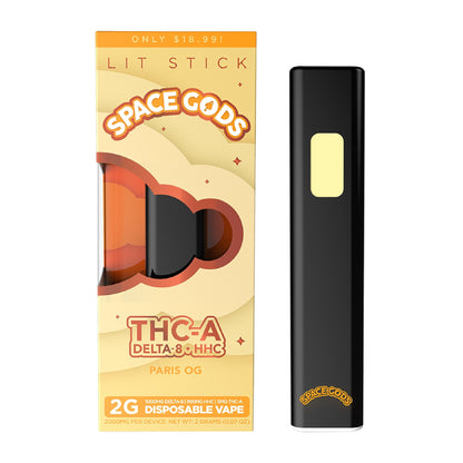 Space Gods Lit Stick THC-A Delta 8 HHC Vaporizer 2000mg