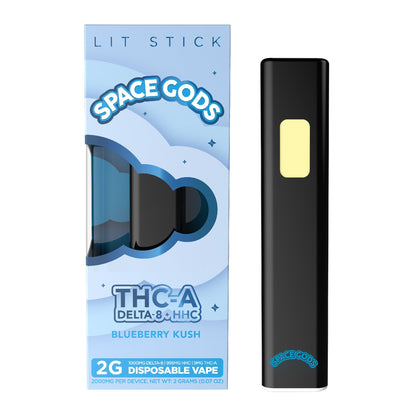 Space Gods Lit Stick THC-A Delta 8 HHC Vaporizer 2000mg
