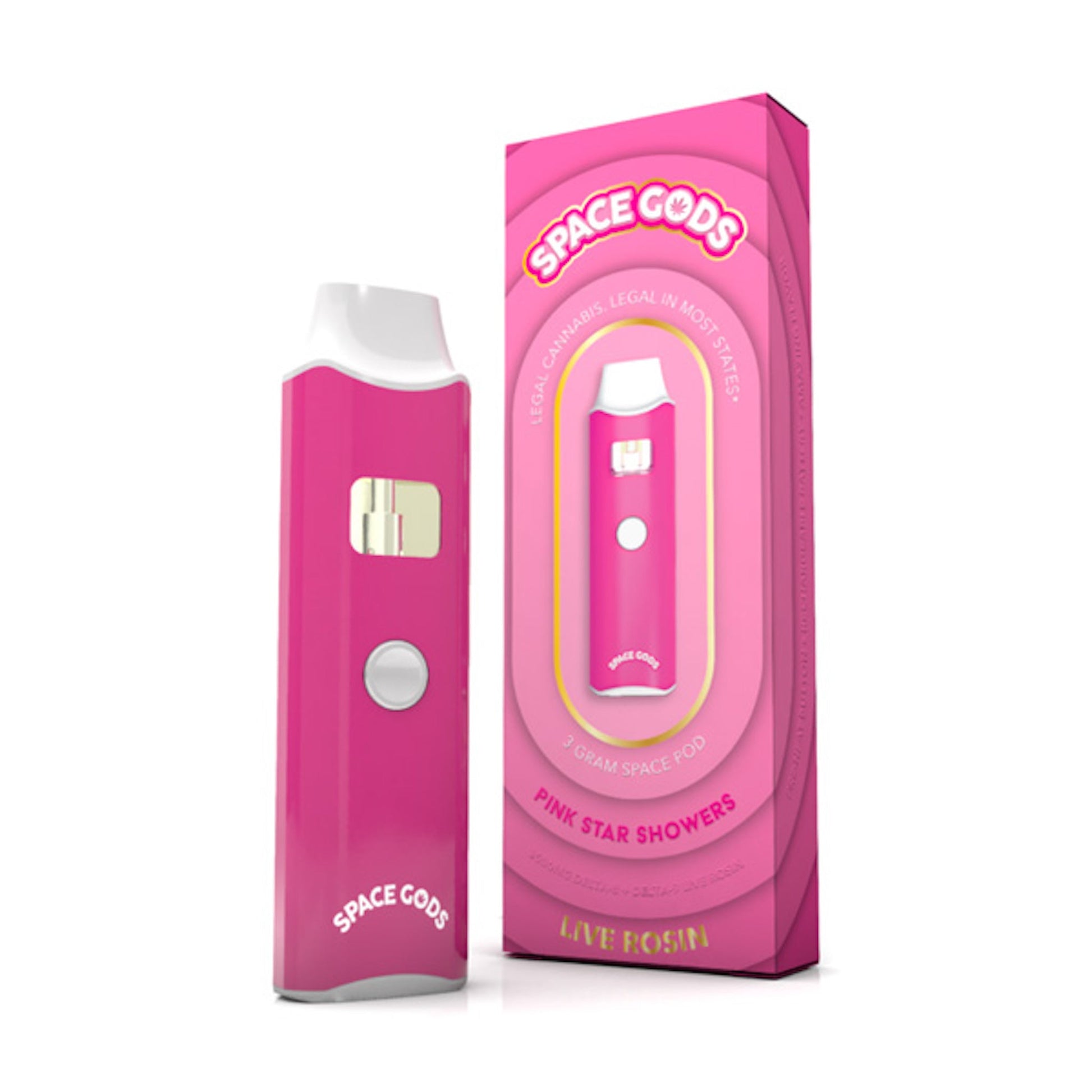 Space Gods Live Rosin D8 D9 Vaporizer 3000mg