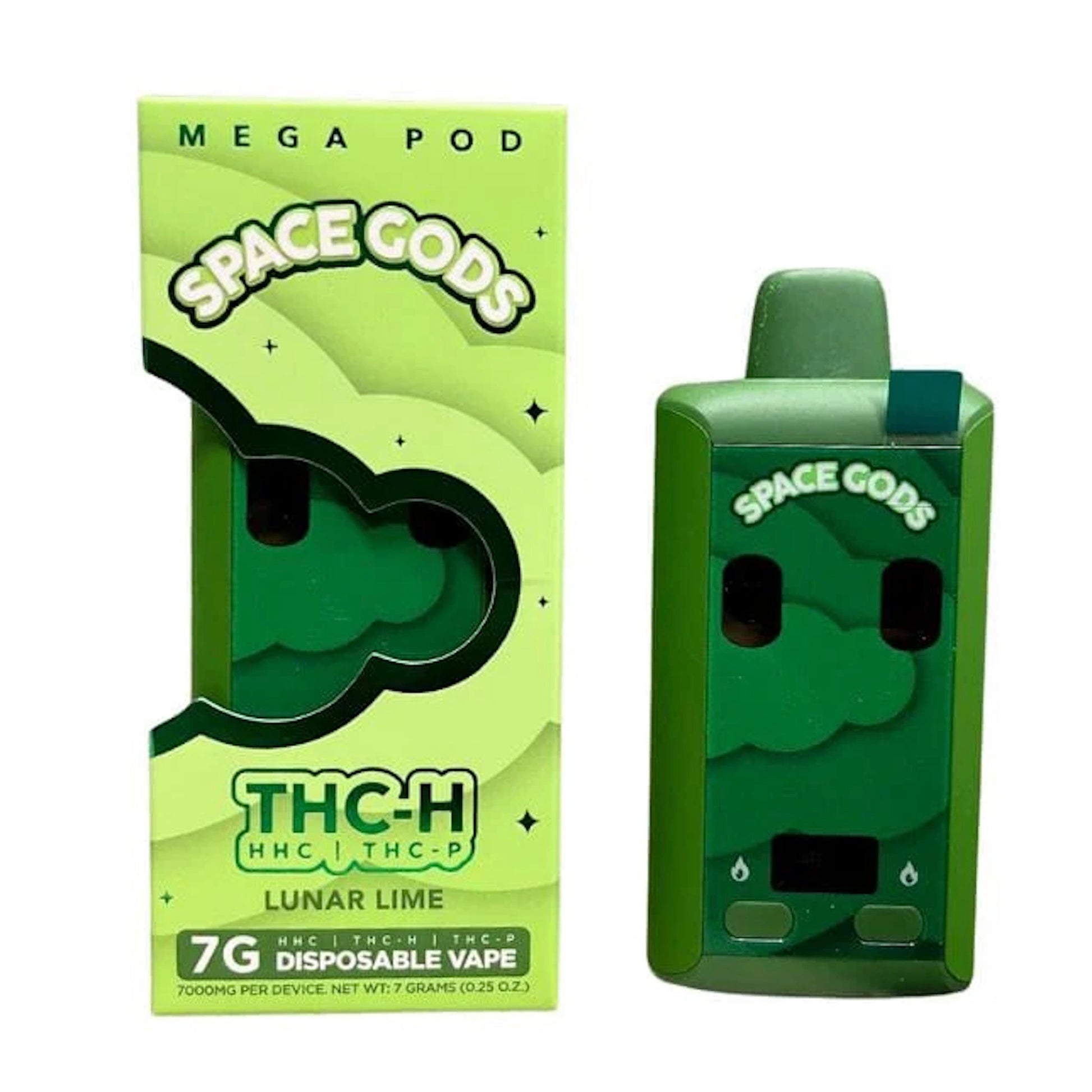 Space Gods Mega Pod THC-H + THC-P Vaporizer 7000mg