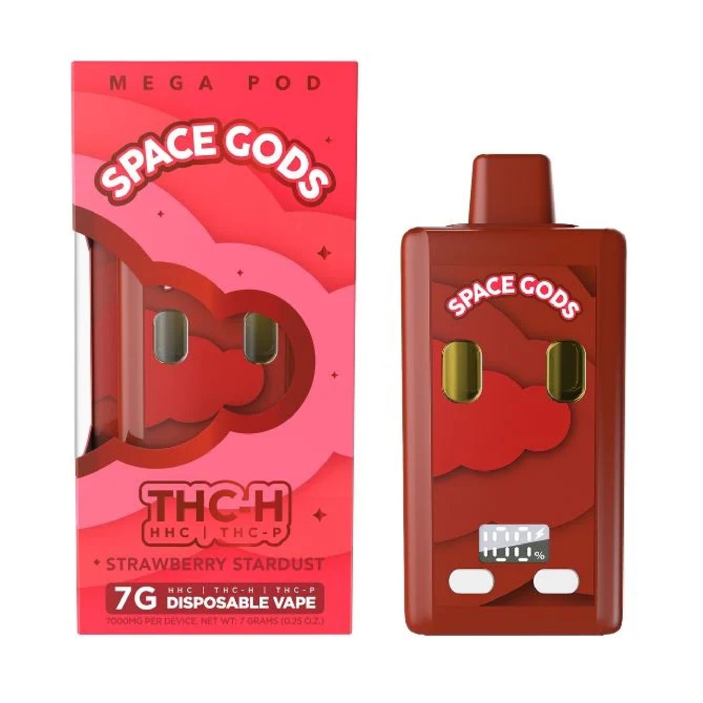 Space Gods Mega Pod THC-H + THC-P Vaporizer 7000mg