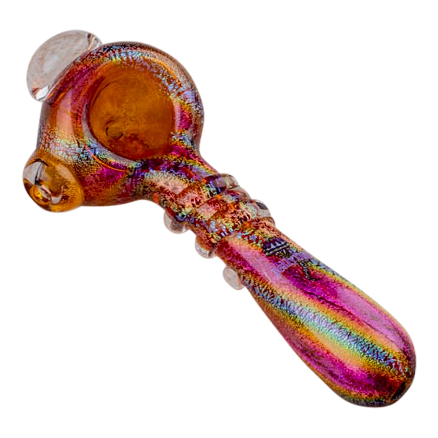 JellyFish Glass Sparkle In The Reeds Spoon Pipe 5in