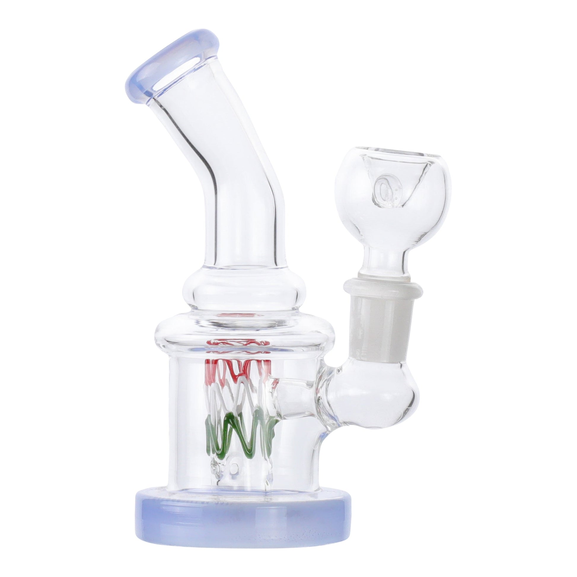 Squiggle Perc Mini Bong 5in