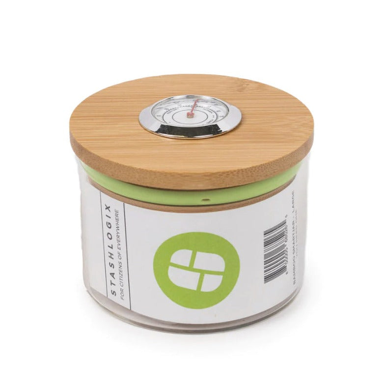 StashLogix Bamboo SmartJar Stash Jar 3in Small