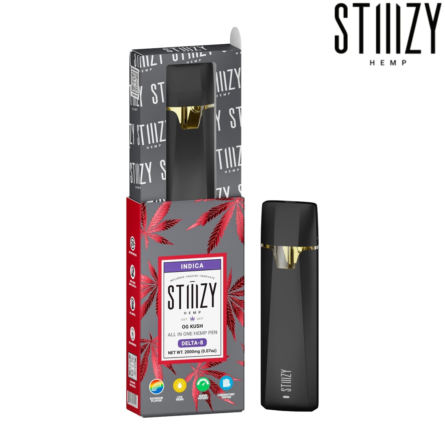 Stiiizy Delta 8 All-In-One Pen 2000mg