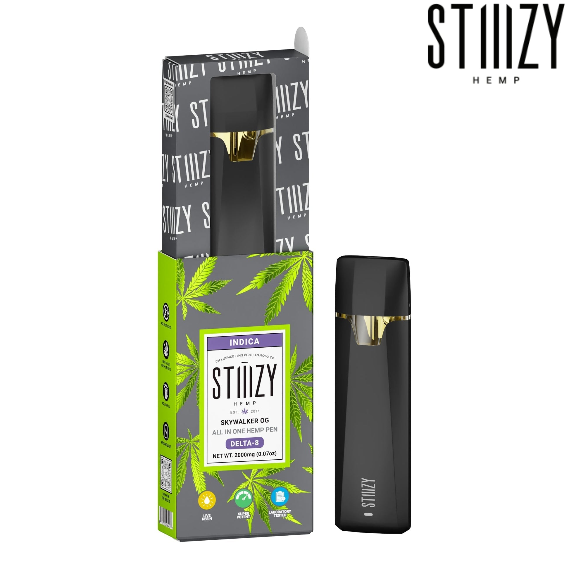 Stiiizy Delta 8 All-In-One Pen 2000mg