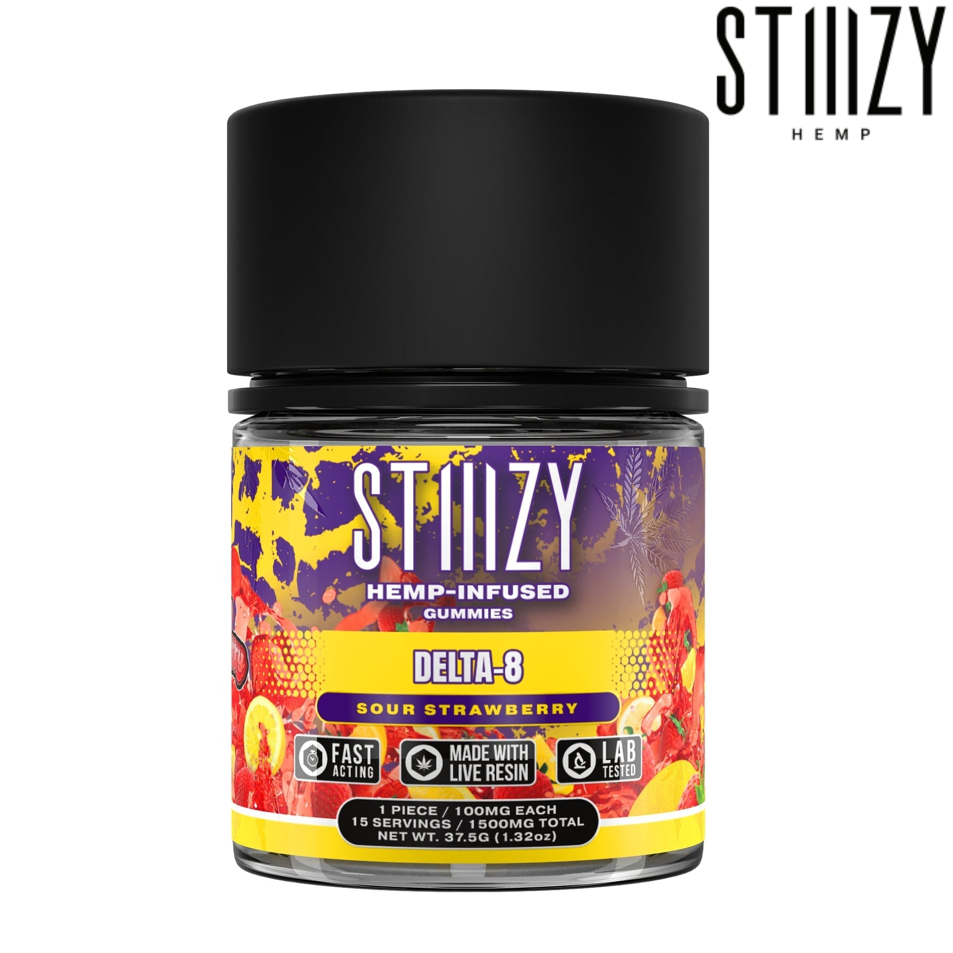 Stiiizy Delta 8 Gummies 1500mg 15ct