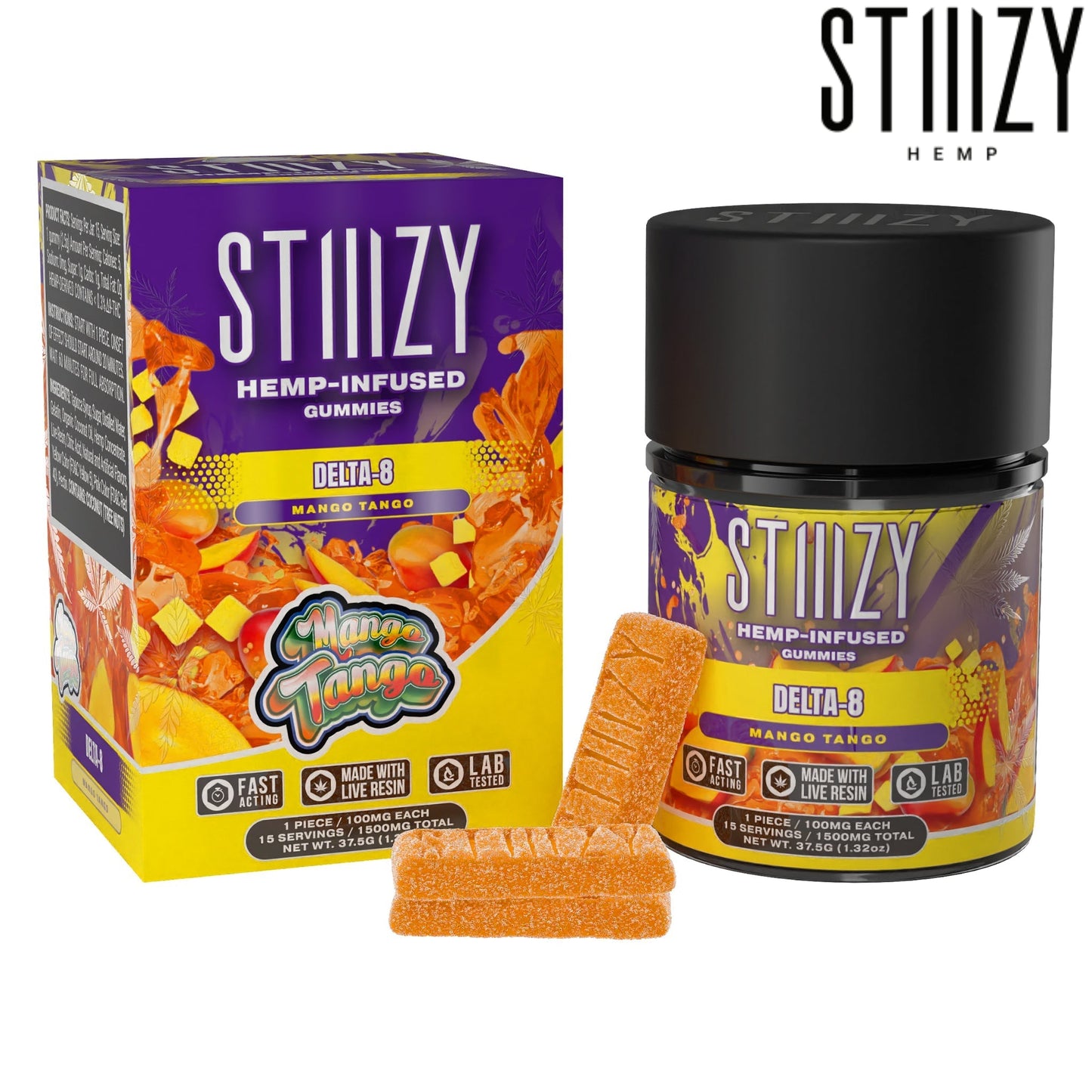 Stiiizy Delta 8 Gummies 1500mg 15ct