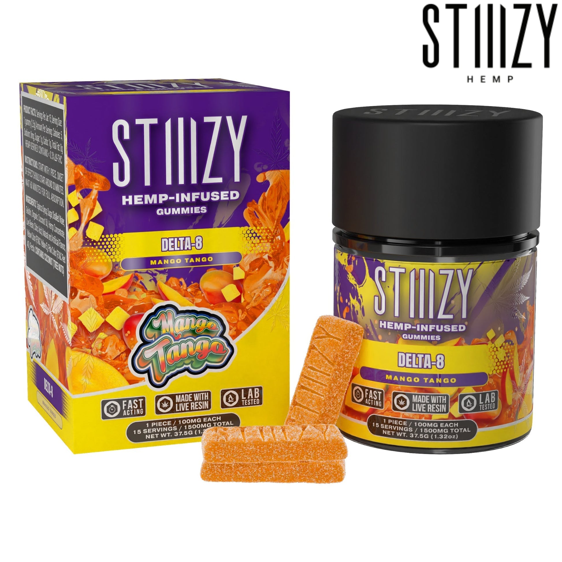 Stiiizy Delta 8 Gummies 1500mg 15ct