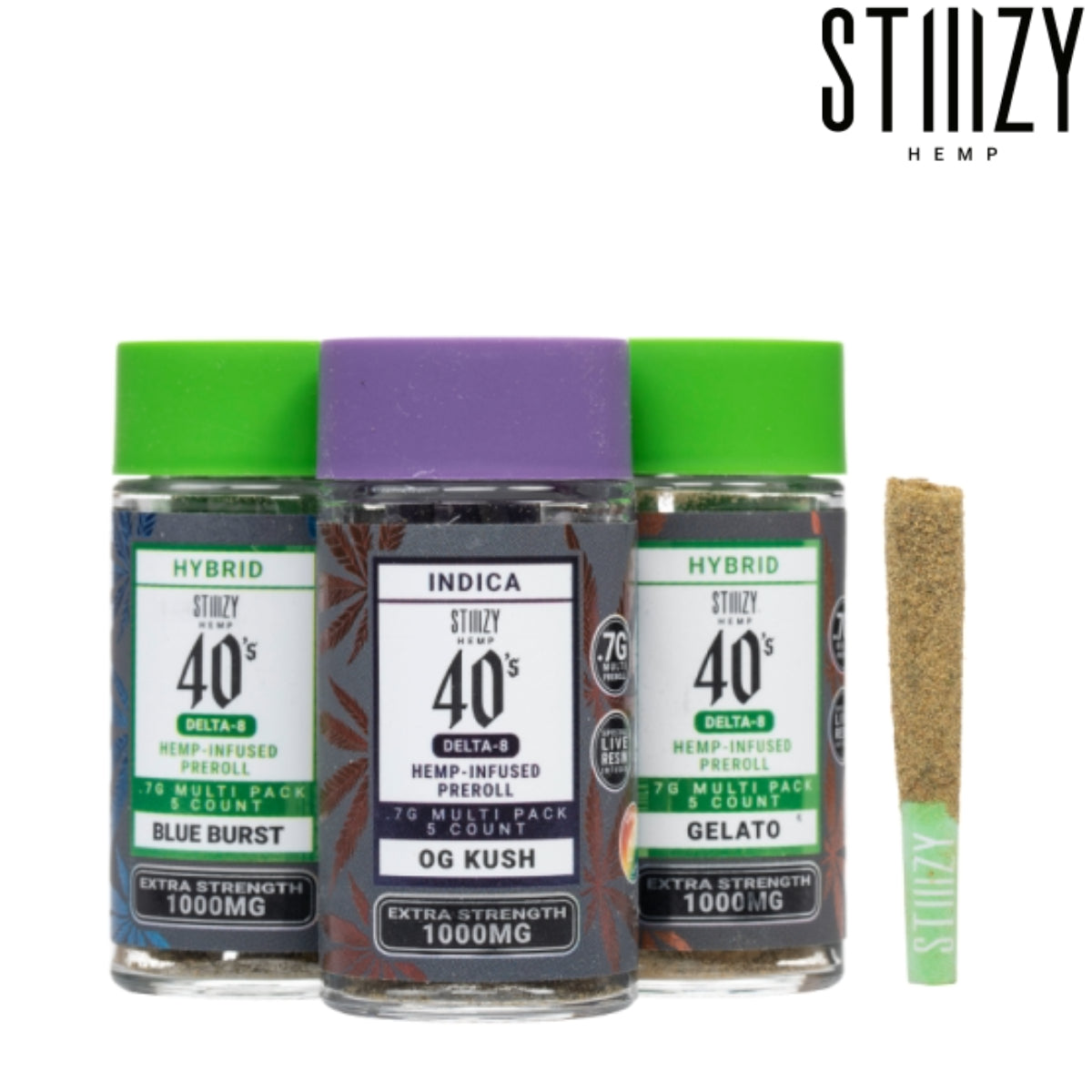 Stiiizy Delta 8 Multi Pack Pre-Rolls 1000mg