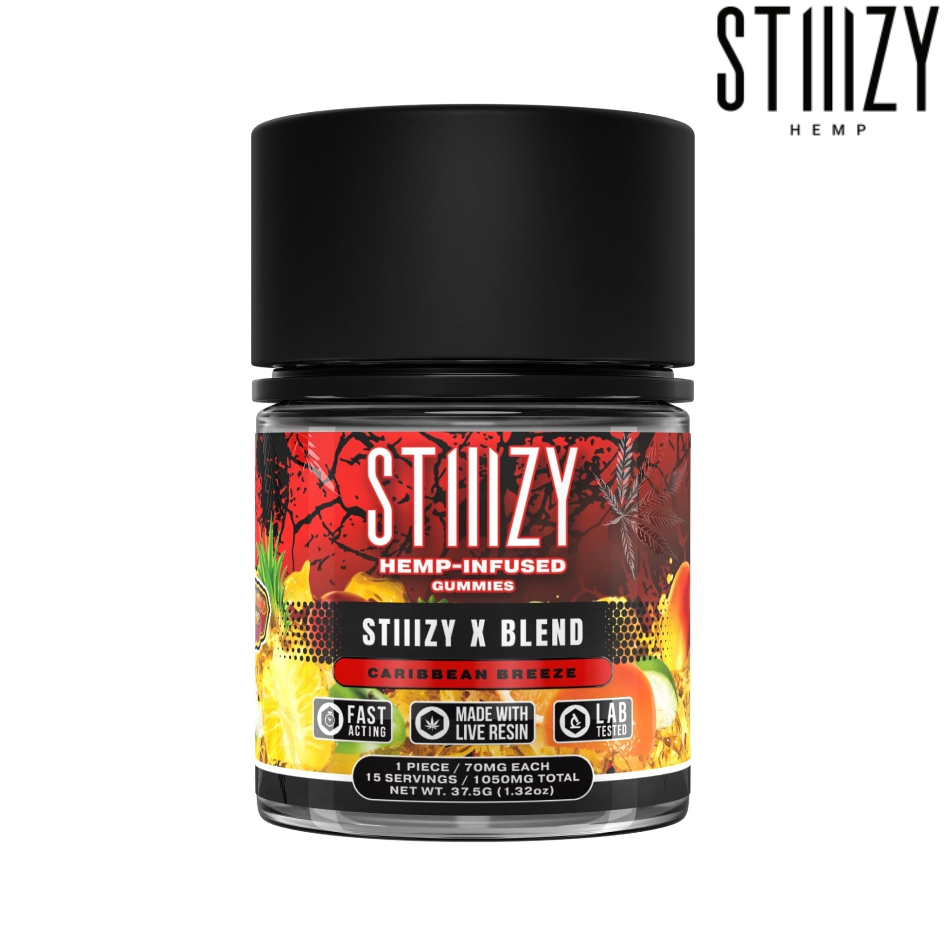 Stiiizy X Blend Gummies 1050mg