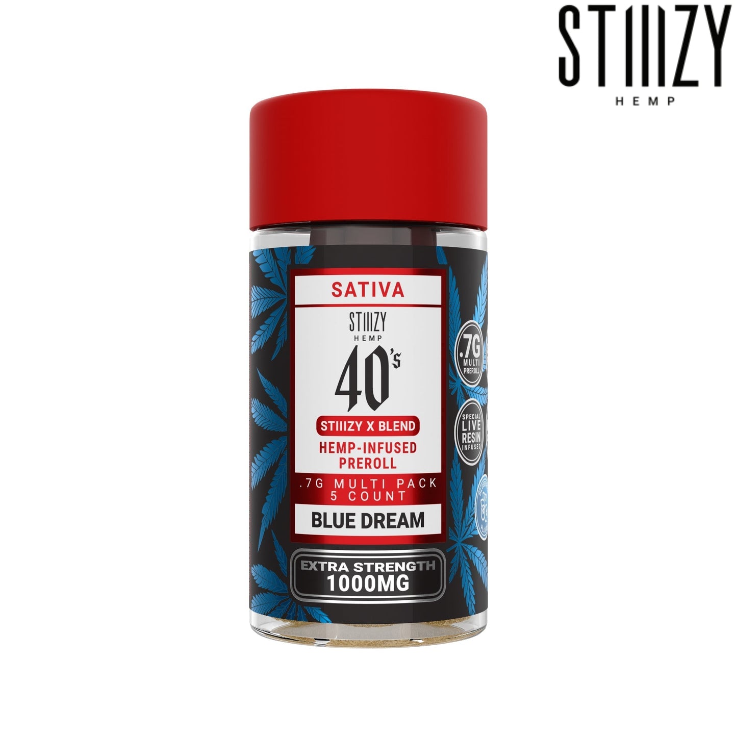 Stiiizy X-Blend Multi Pack Pre-Rolls 1000mg 5ct