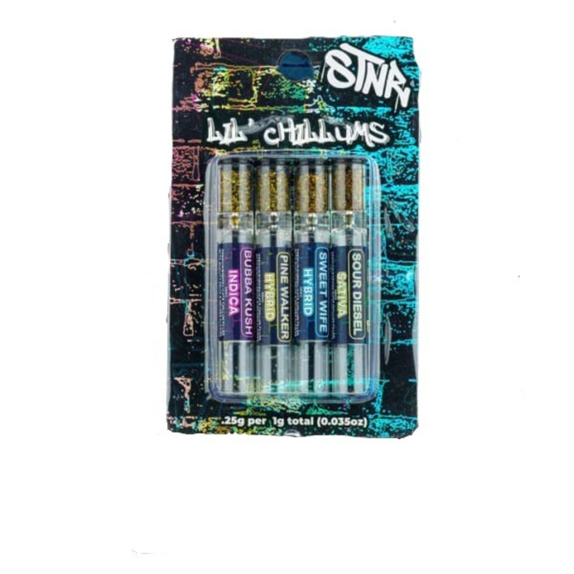 STNR Delta 8 Lil Chillums 4ct Pre-Roll