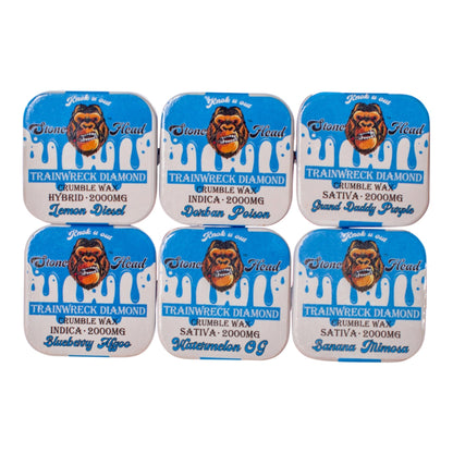 Stone Head Delta Crumble Wax Shatter 2000mg