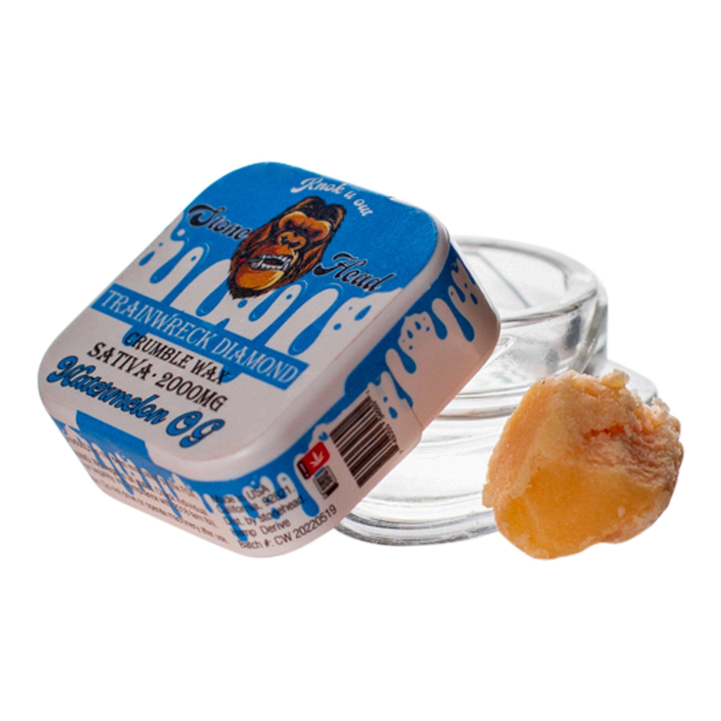 Stone Head Delta Crumble Wax Shatter 2000mg
