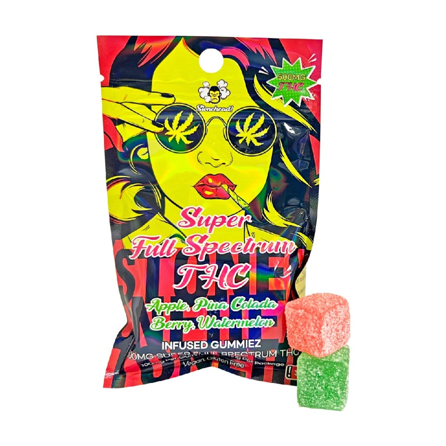 Stone Head Delta Gummy Bags 500mg 5ct