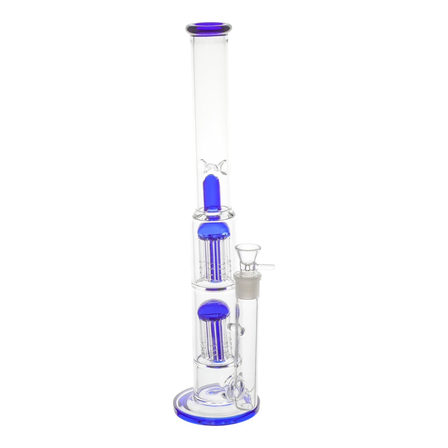 Amy Straight Twin Tree Perc Bong 16in