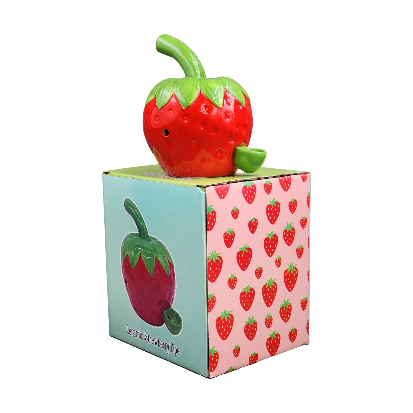 Fashioncraft Strawberry Ceramic Pipe 5in