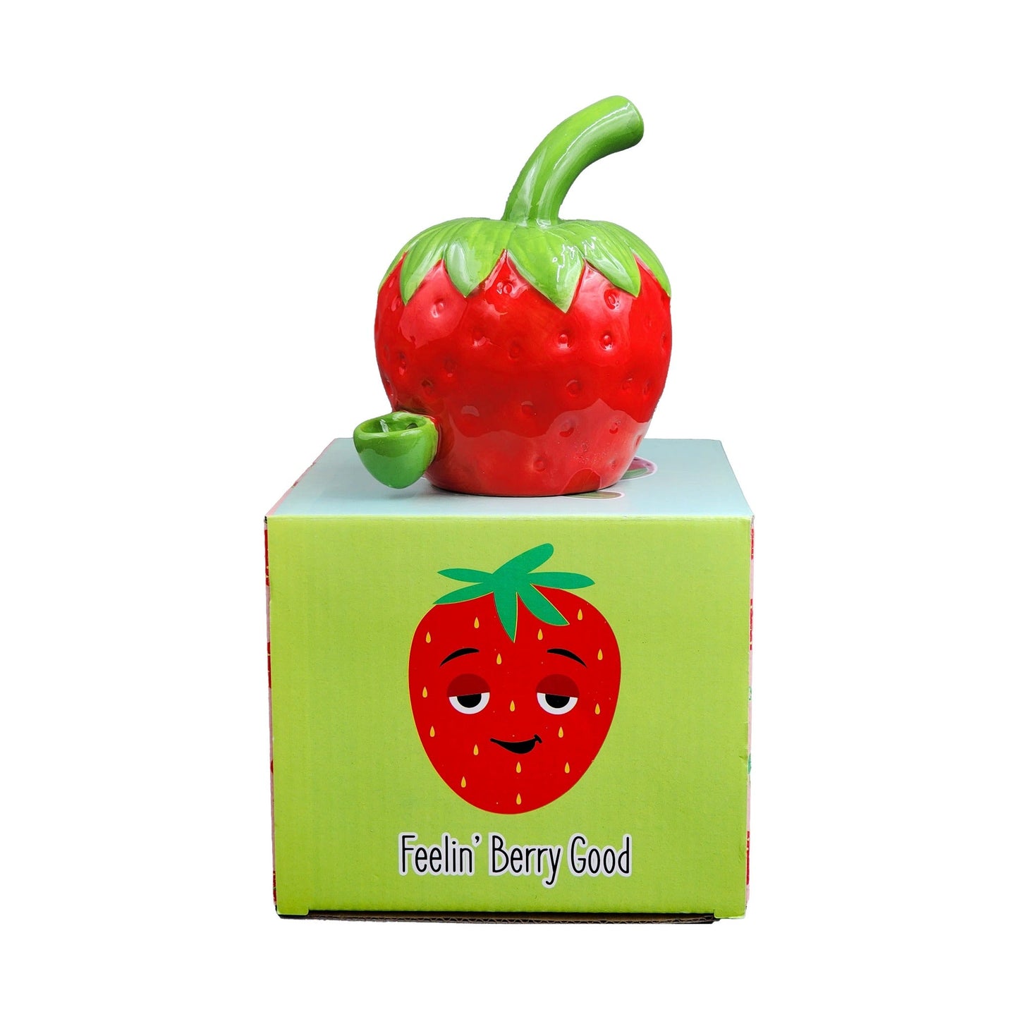 Fashioncraft Strawberry Ceramic Pipe 5in