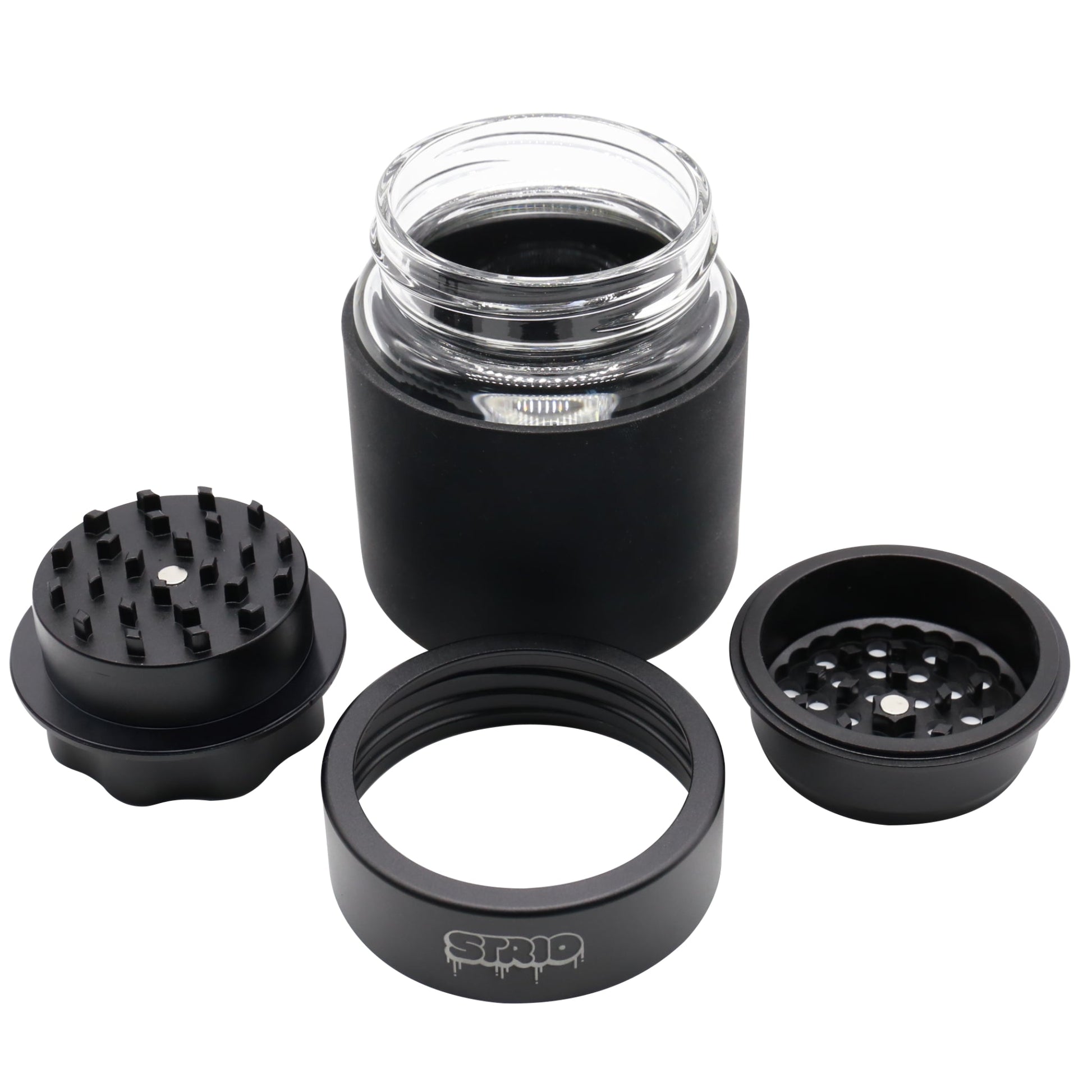 STRIO Grinder Jar 3in Aircraft Grade Aluminum