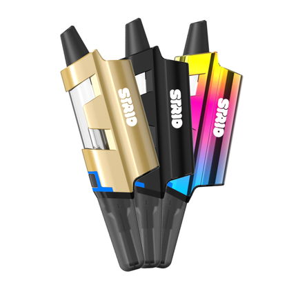 Strio Ripples Nectar Collector Gold Rainbow Black 1000mAh