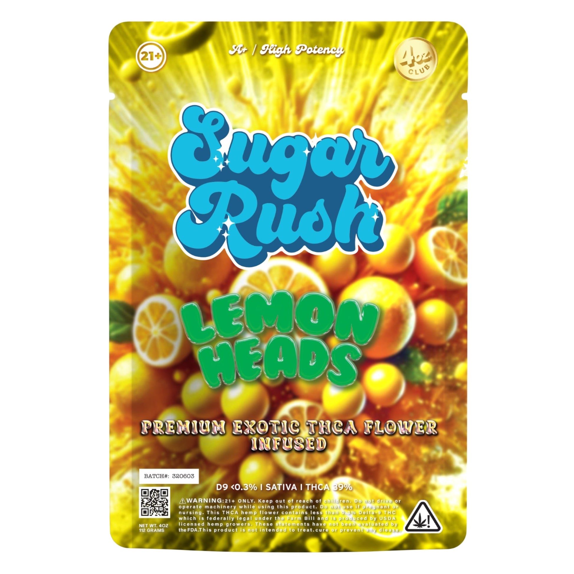 Sugar Rush Premium Lemon Heads THCa Flower 3.5g