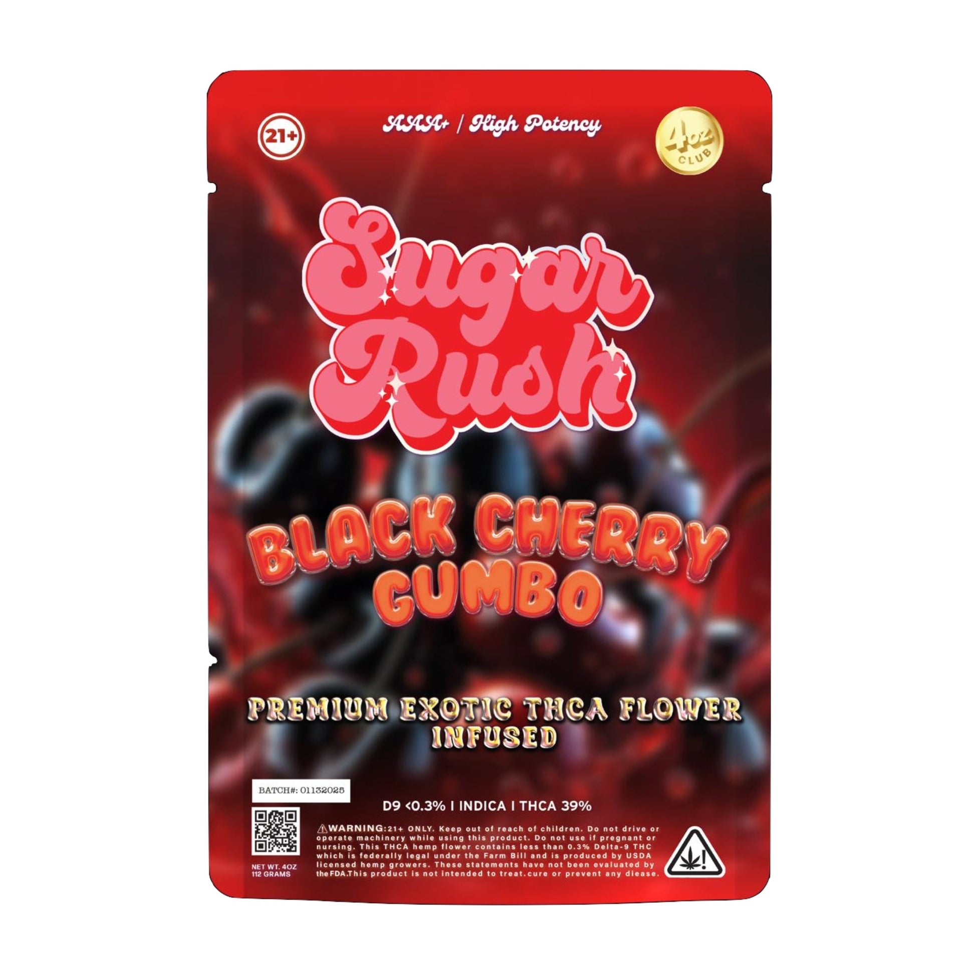 Sugar Rush Premium THC-A Flower 3.5g Pink Label