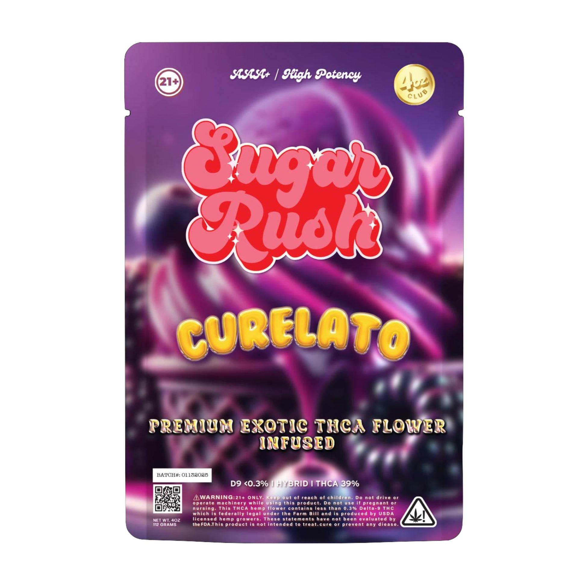 Sugar Rush Premium THC-A Flower 3.5g Pink Label