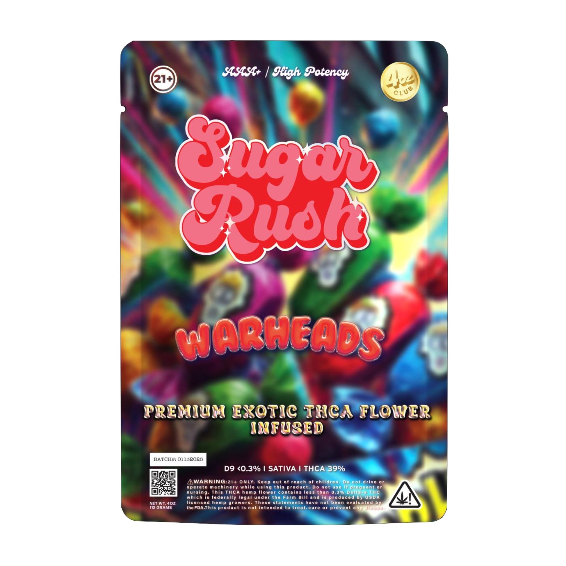 Sugar Rush Premium THC-A Flower 3.5g Pink Label