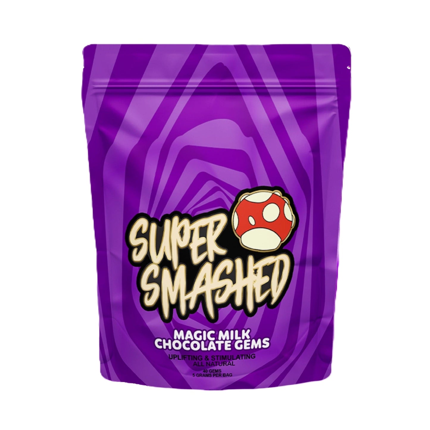 Super Smashed Magic Mushroom Milk Chocolate Gems 5g
