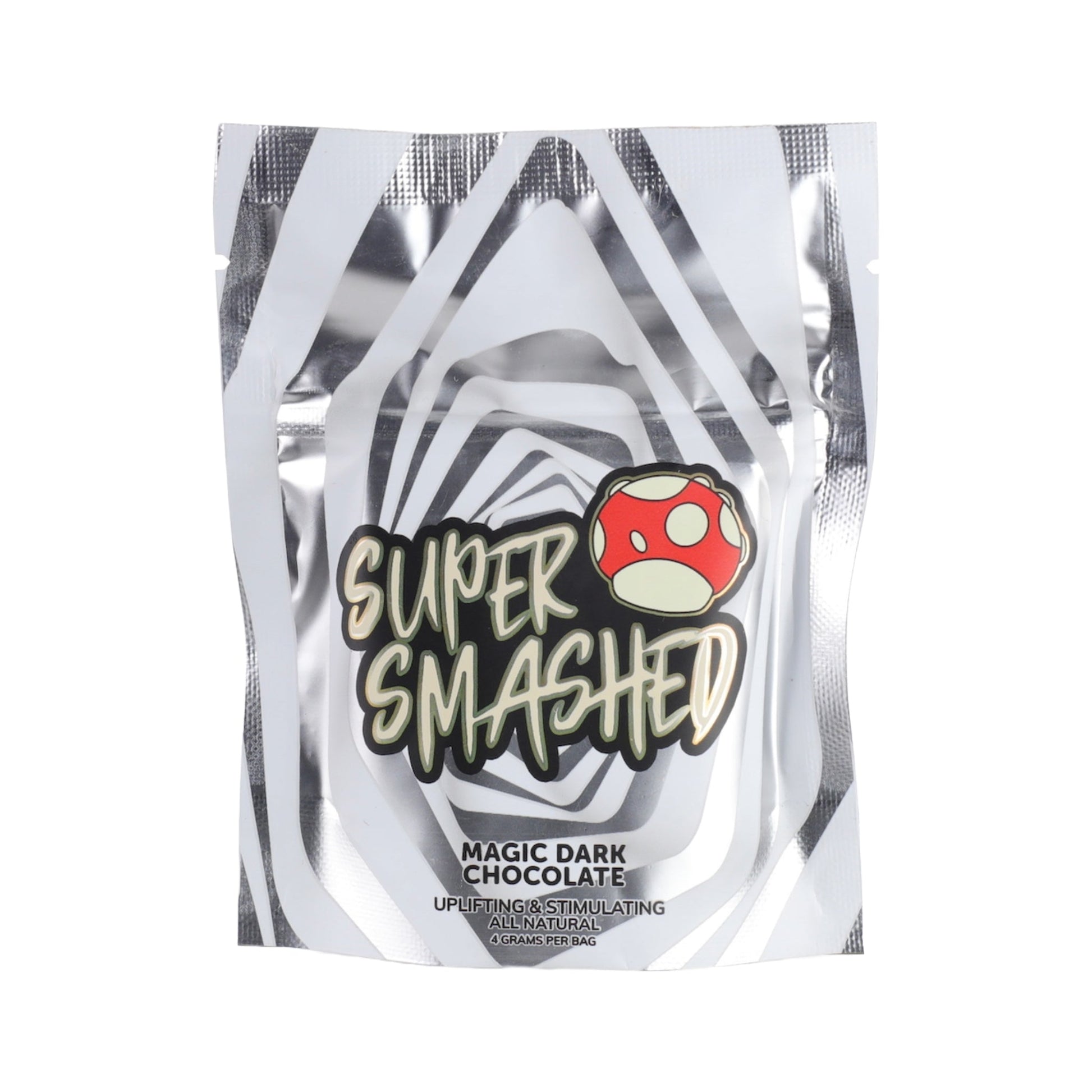 Super Smashed Magic Mushroom Dark Chocolate Squares 4g