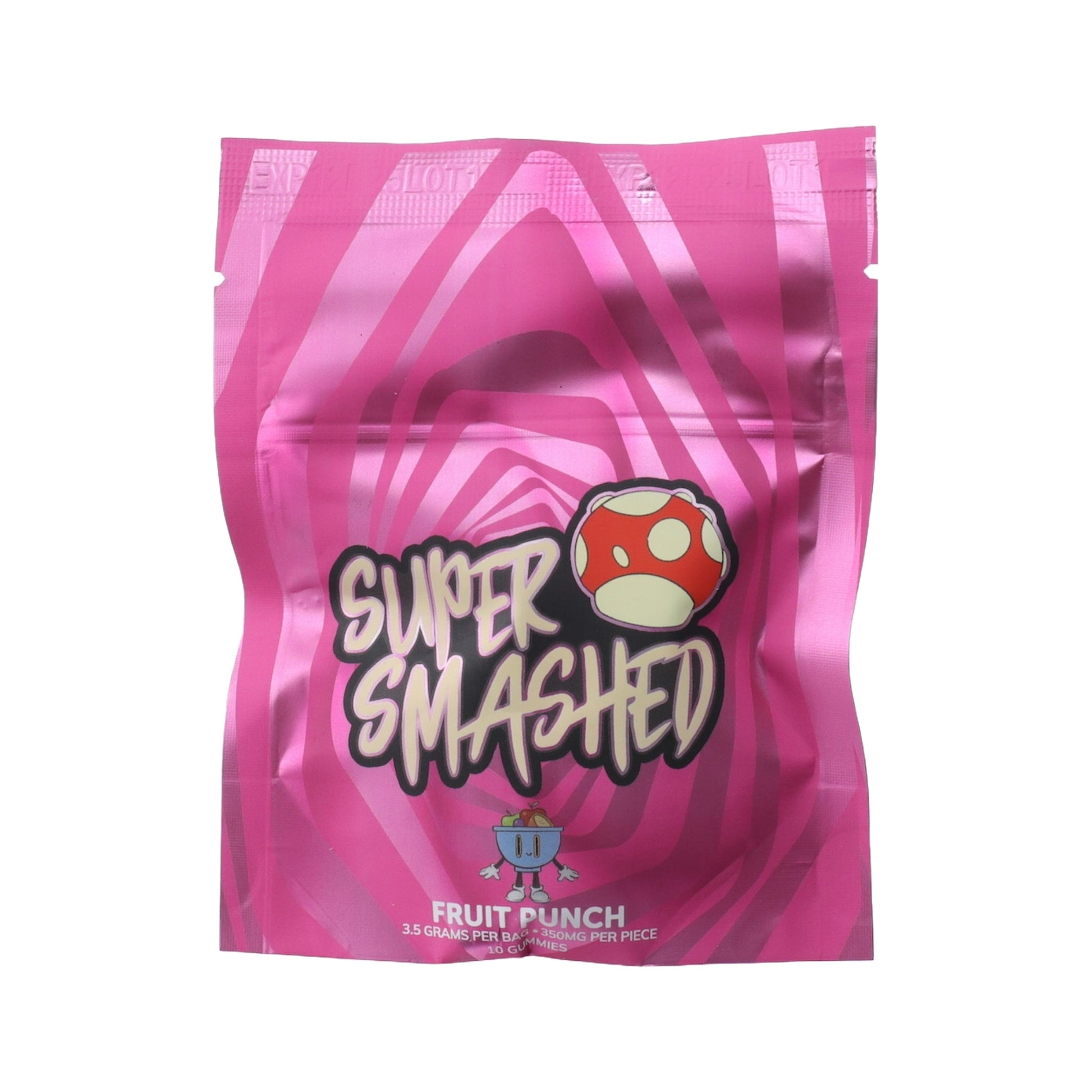 Super Smashed Magic Mushroom Fruit Punch Gummies 300mg