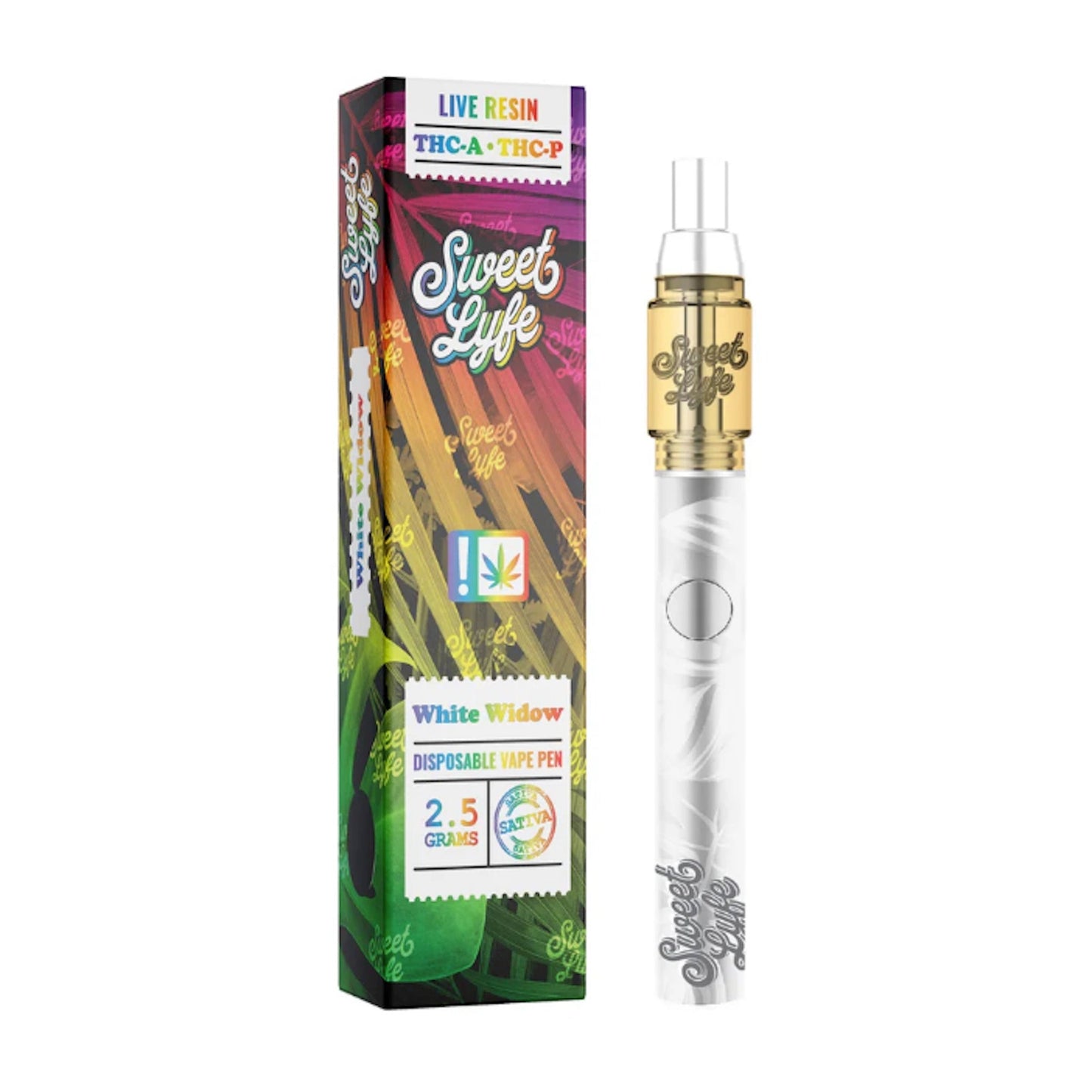 Sweet Lyfe Live Resin THC-A Vaporizer 2500mg