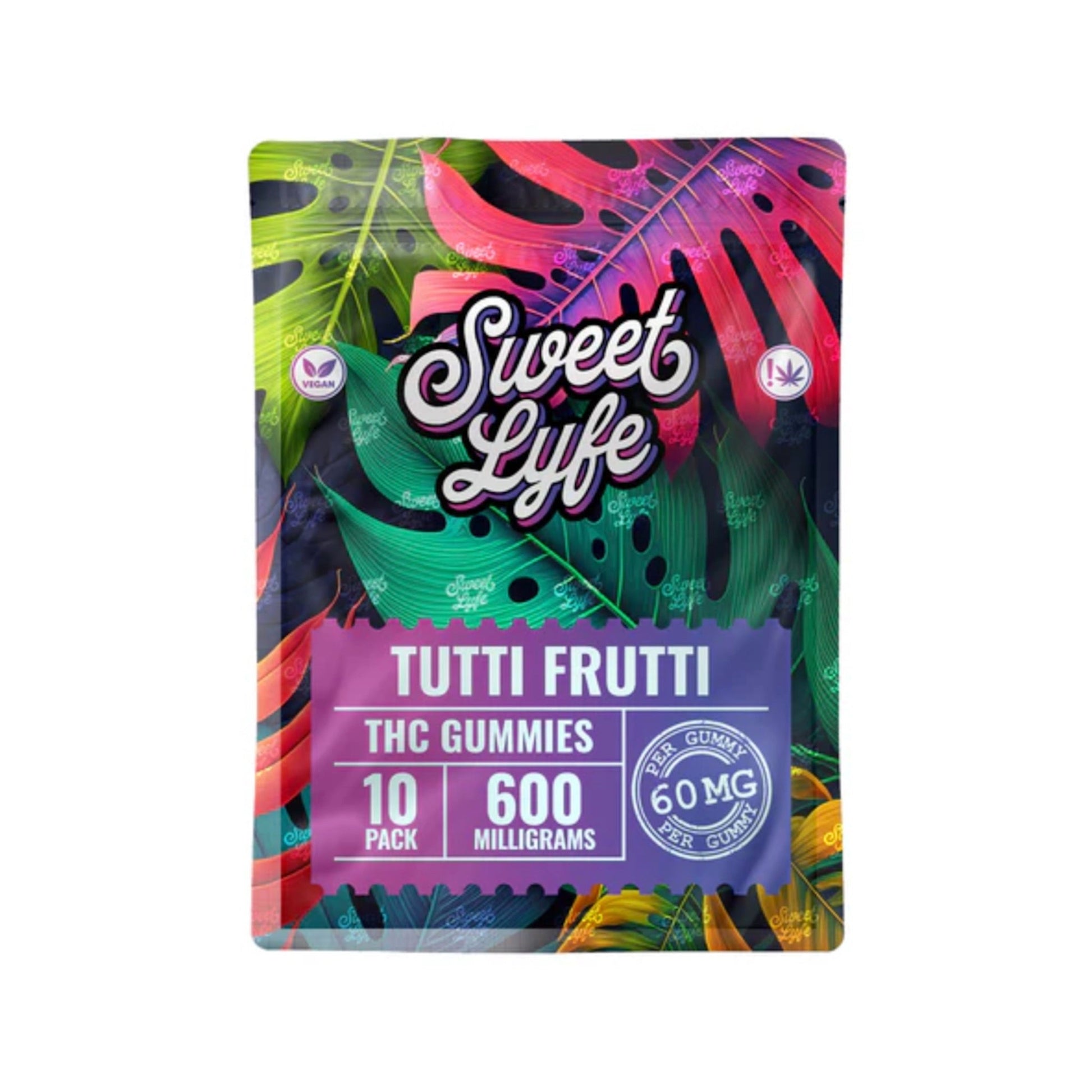 Sweet Lyfe THC Blend Gummies 600mg 60mg Each