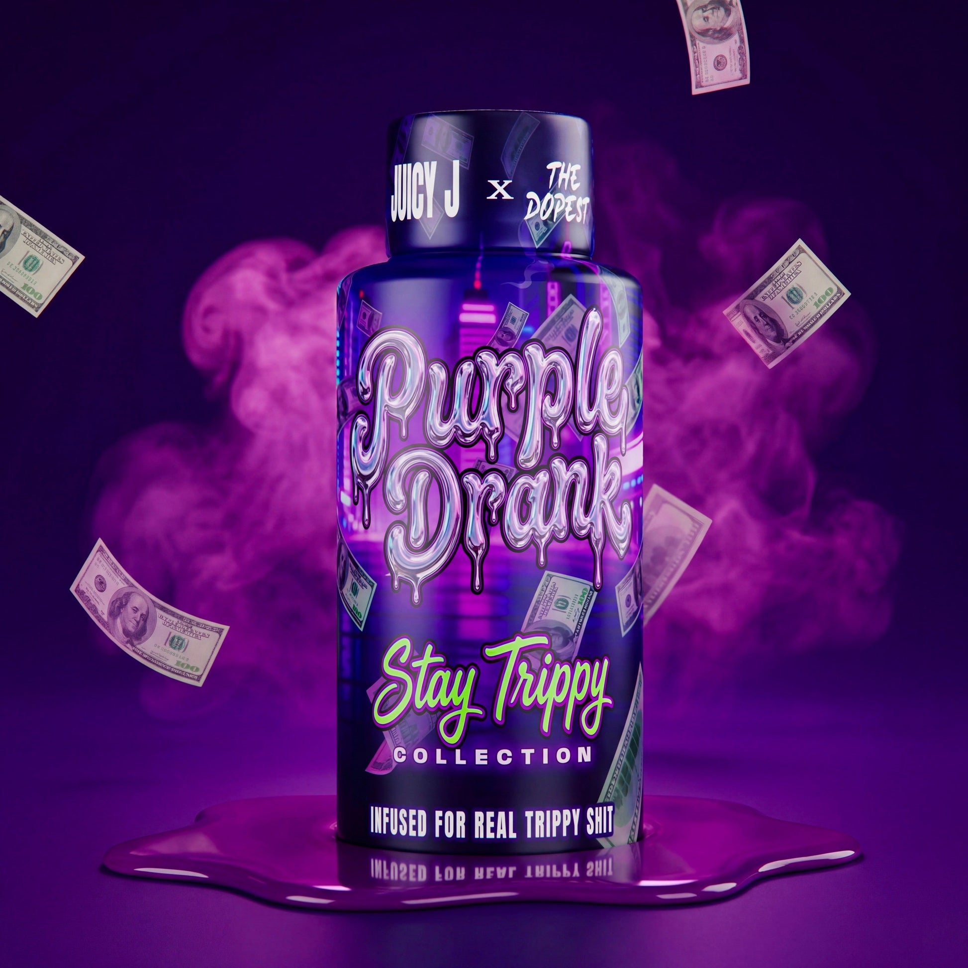 Juicy J X The Dopest Purple Drank Infused Syrup 200mg