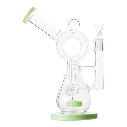 YX Teardrop Matrix Perc Bong 9in