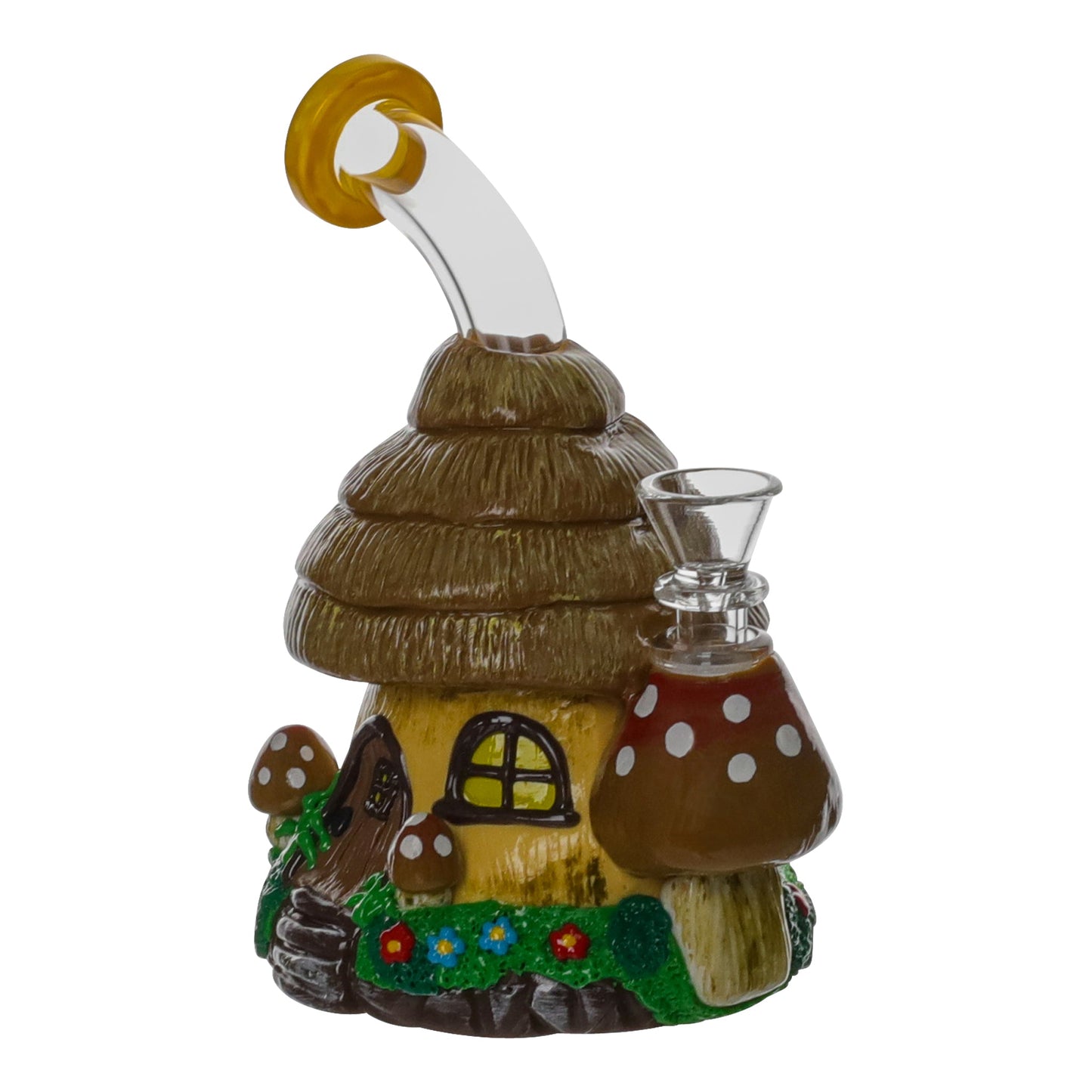 Amy The Gnome Home Bong 7in Glass