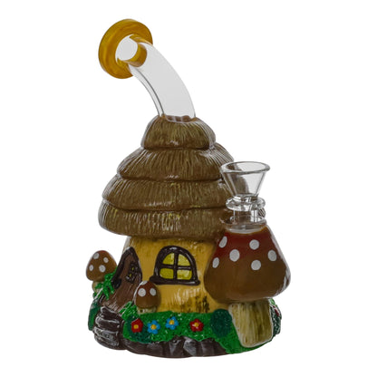 Amy The Gnome Home Bong 7in Glass