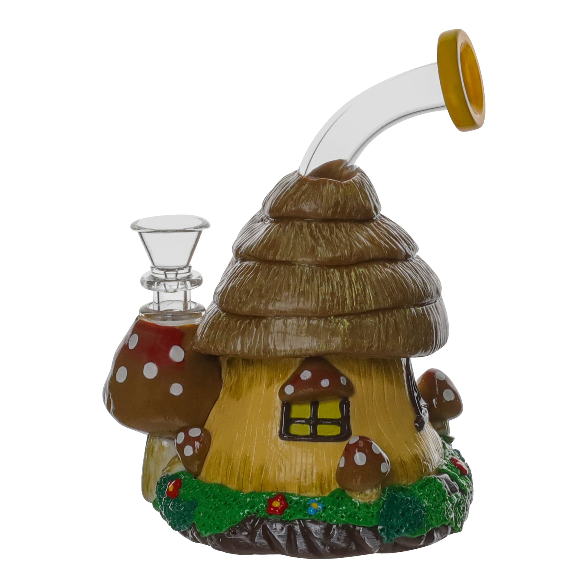 Amy The Gnome Home Bong 7in Glass