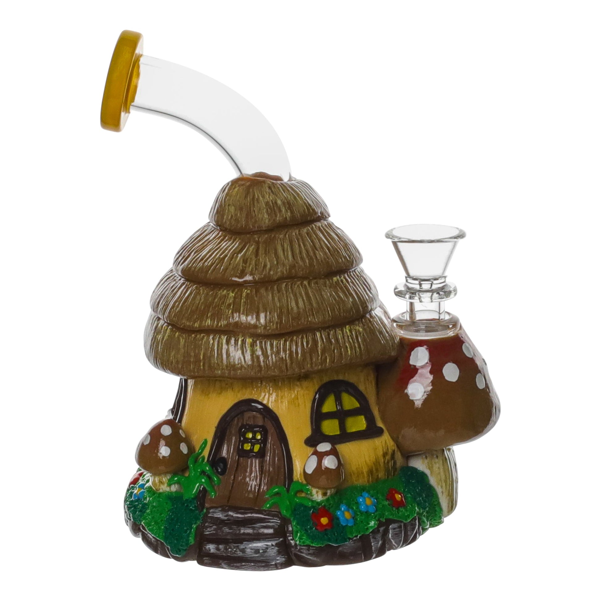 Amy The Gnome Home Bong 7in Glass