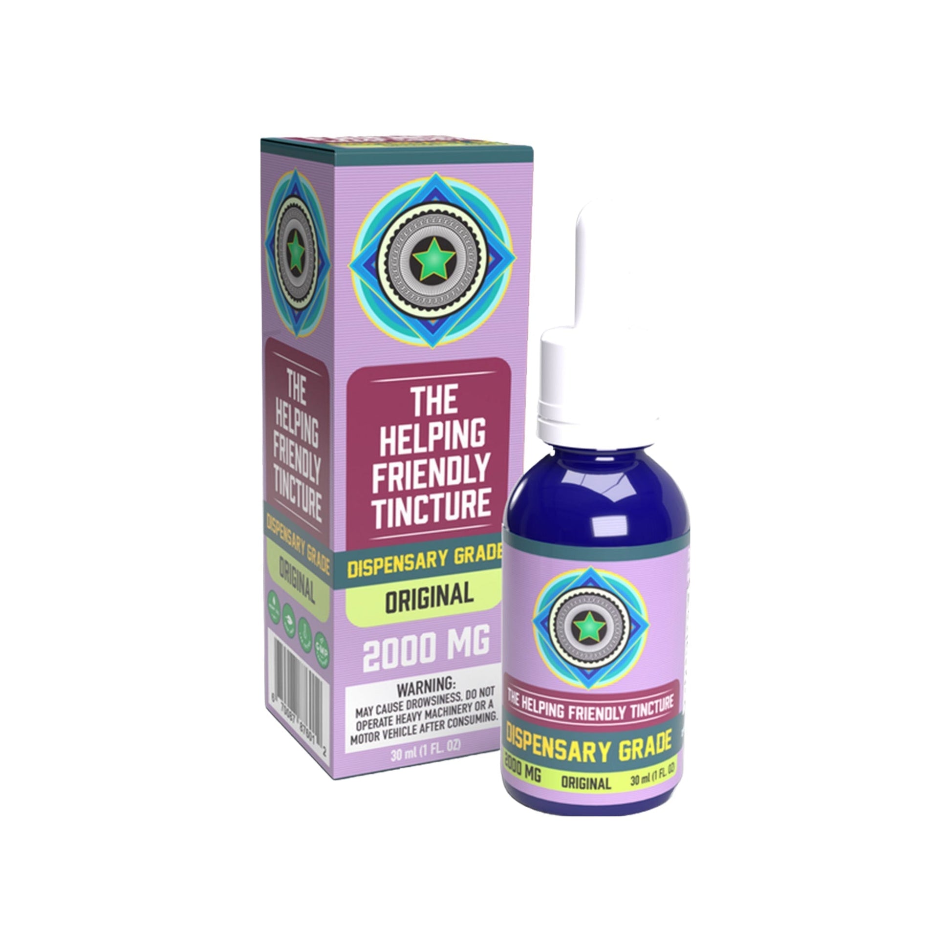 The Helping Friendly Dispensary Grade Tincture 2000mg