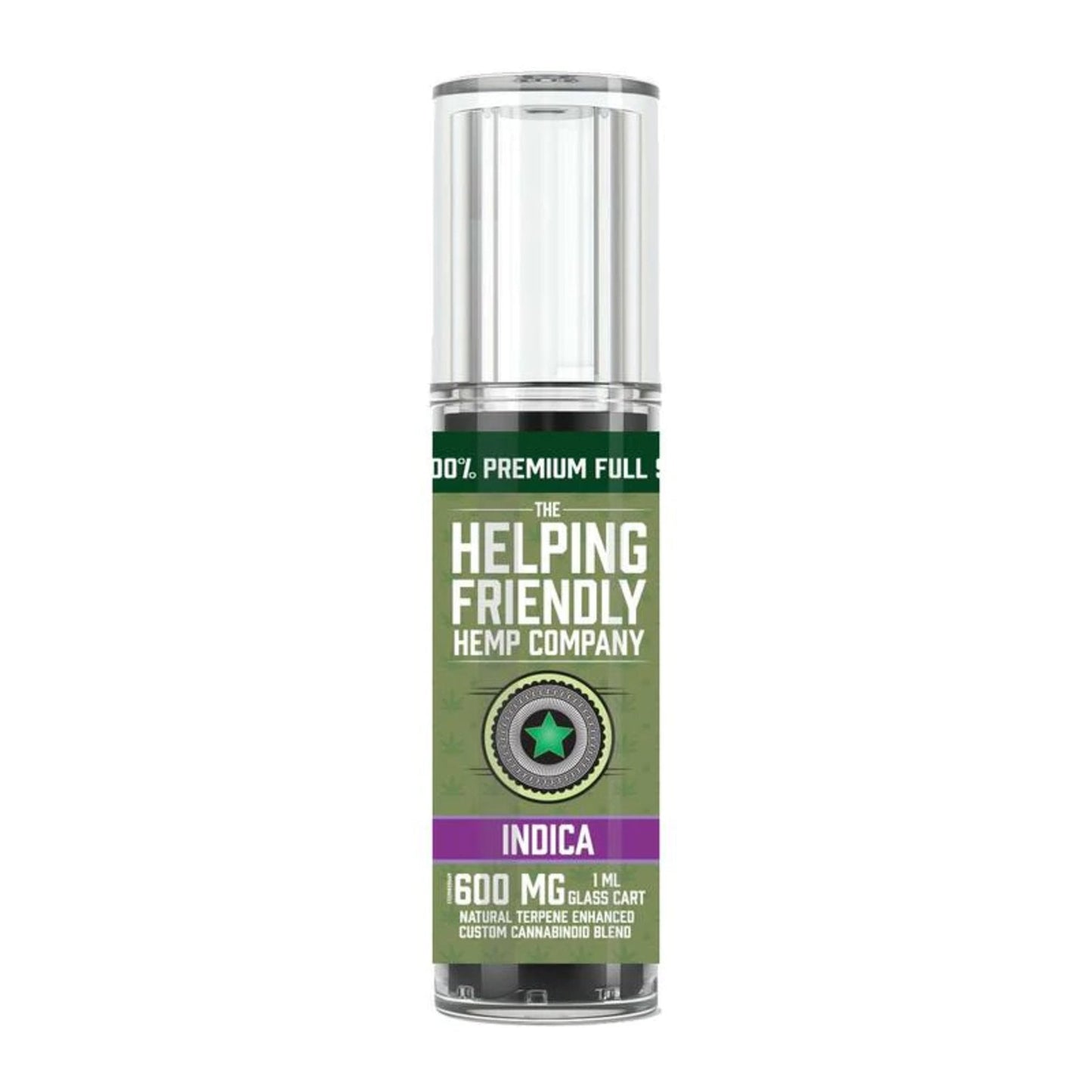 The Helping Friendly Full Spectrum Cartridge 600mg Hybrid
