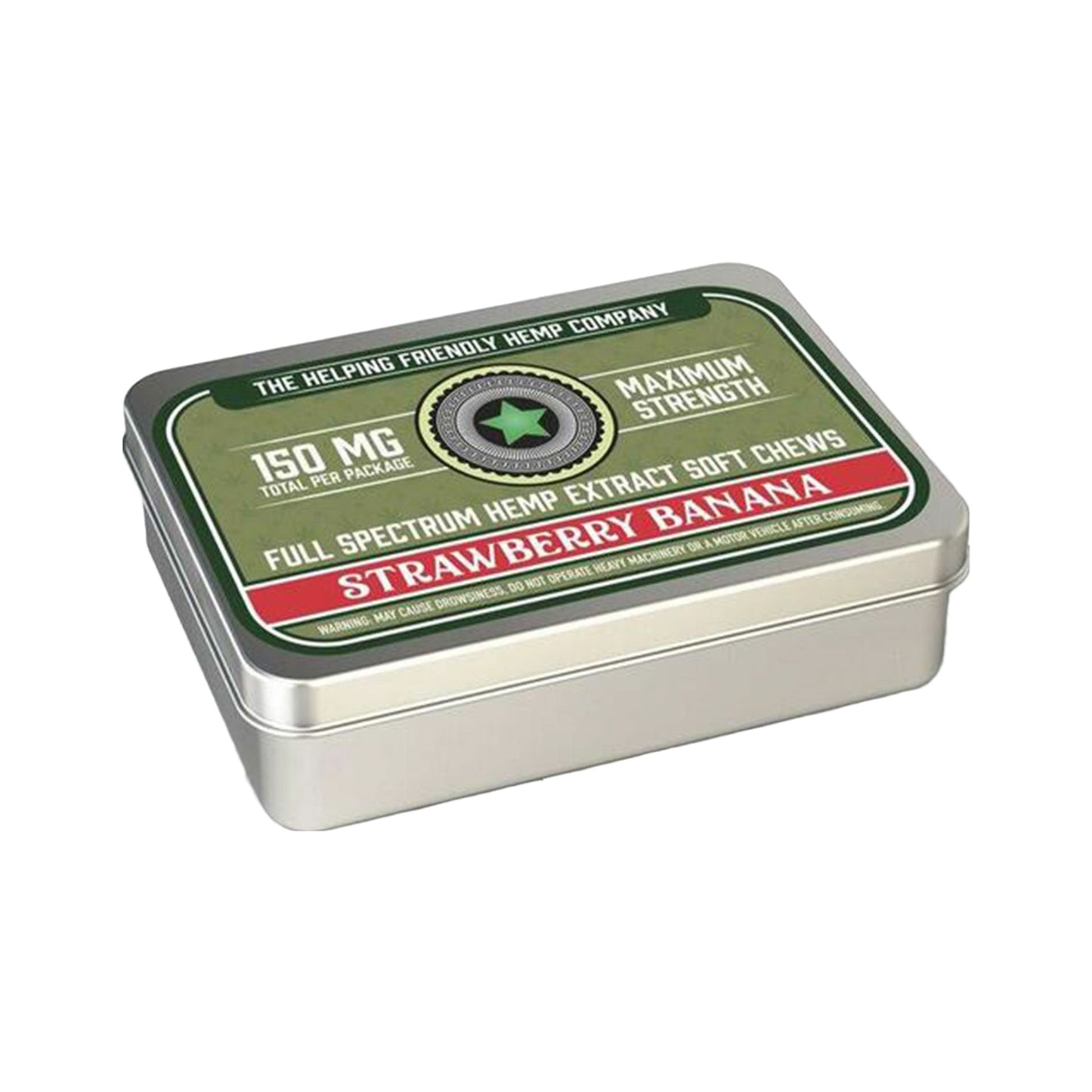 The Helping Friendly Full Spectrum CBD Soft Chews 150mg 3 Pack