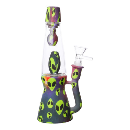Jo Lava Perc Bong 8in Silicone Glass