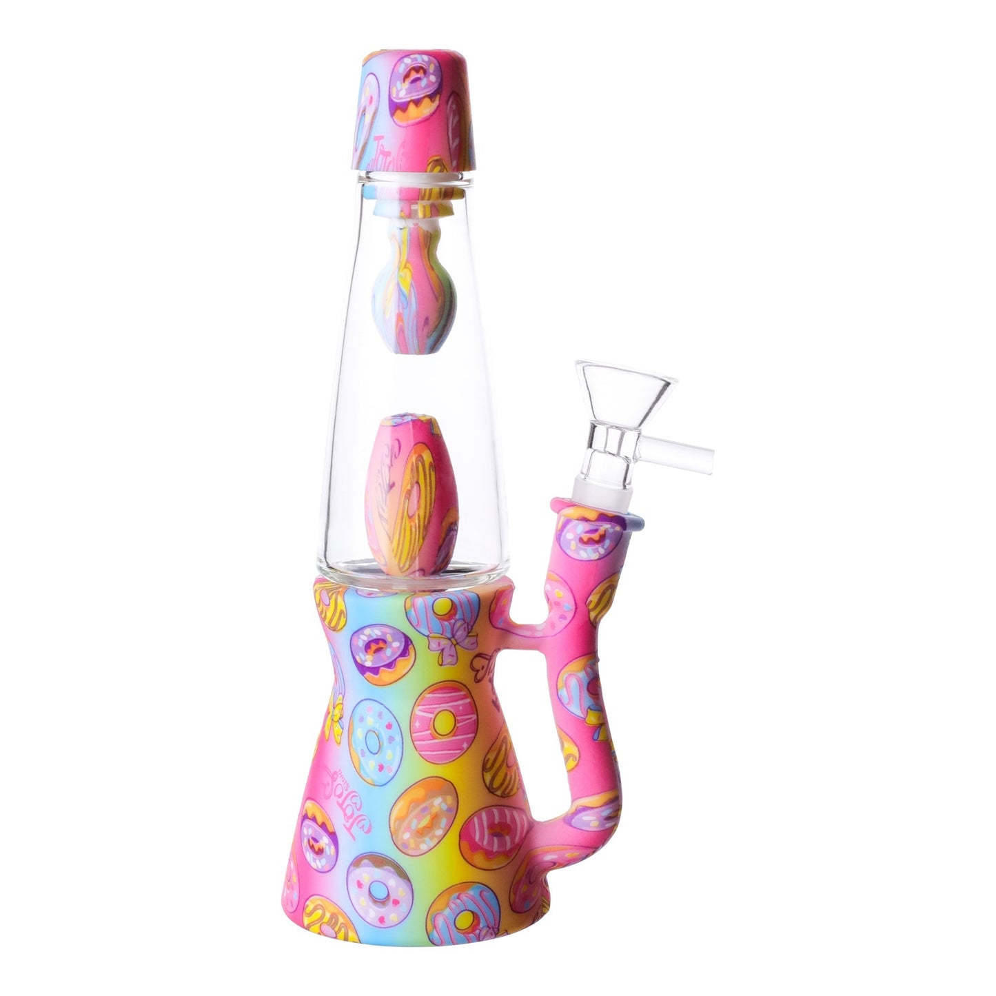 Jo Lava Perc Bong 8in Silicone Glass