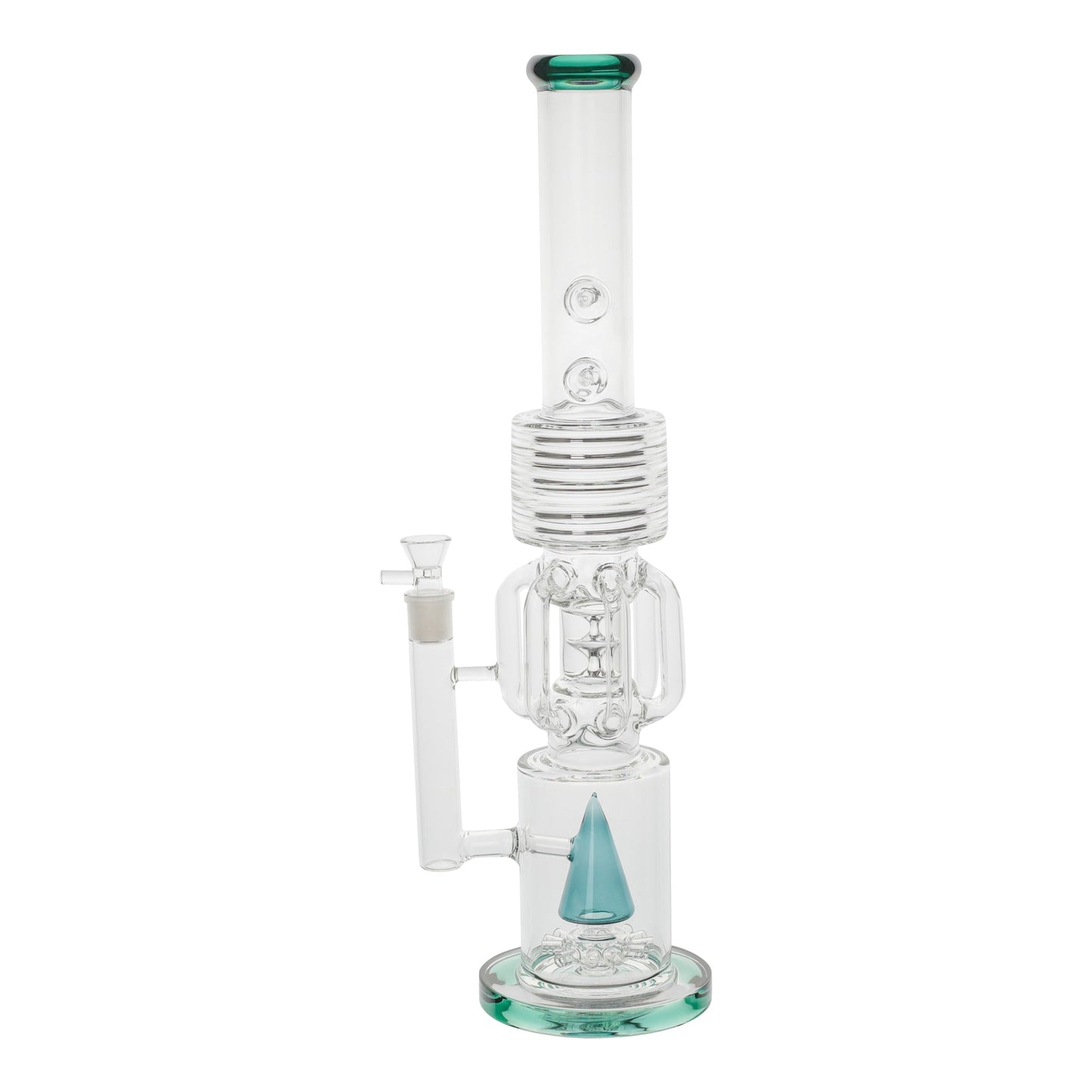 Amy Percolator Perfectionist Bong 20in Glass Cone Swiss Mushroom