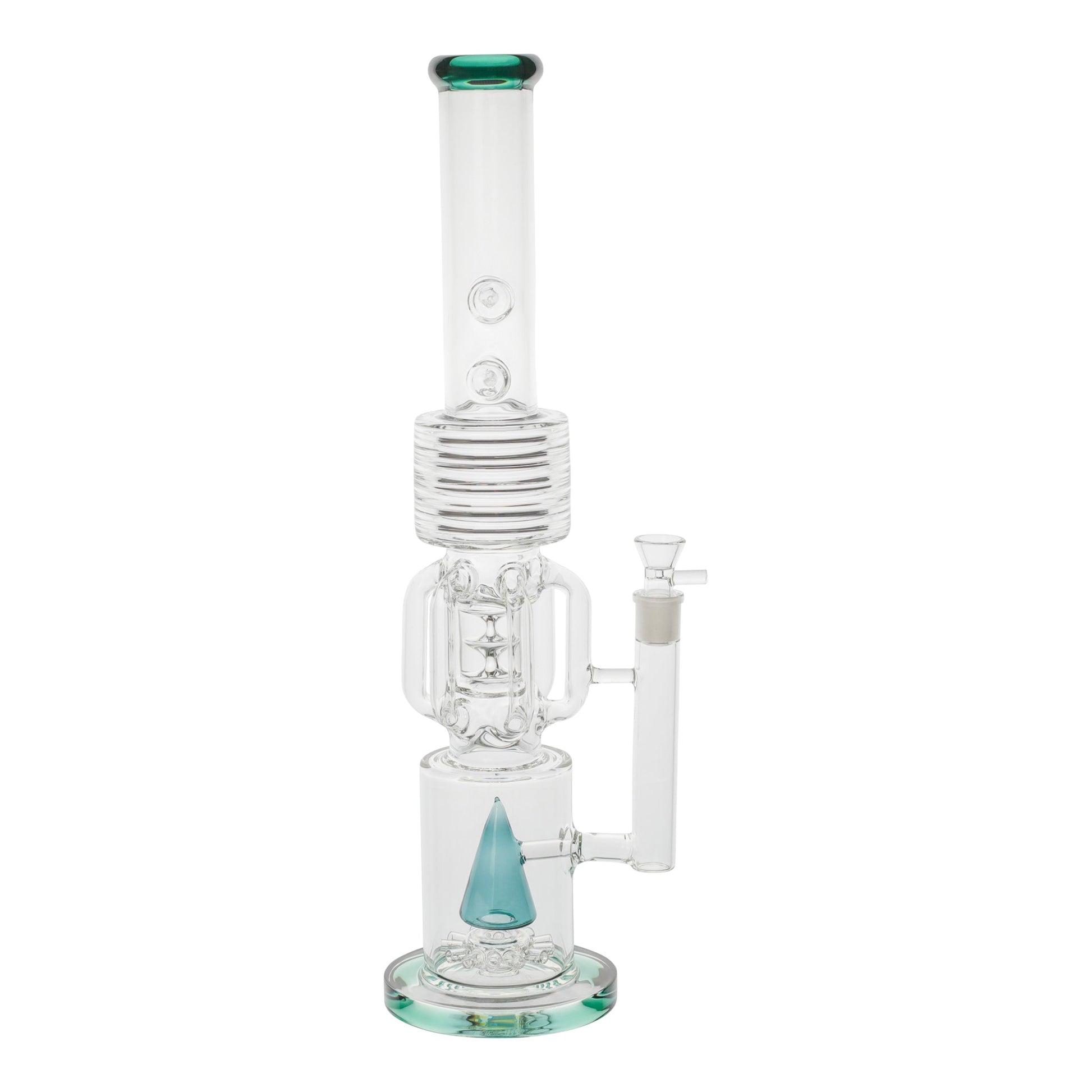 Amy Percolator Perfectionist Bong 20in Glass Cone Swiss Mushroom