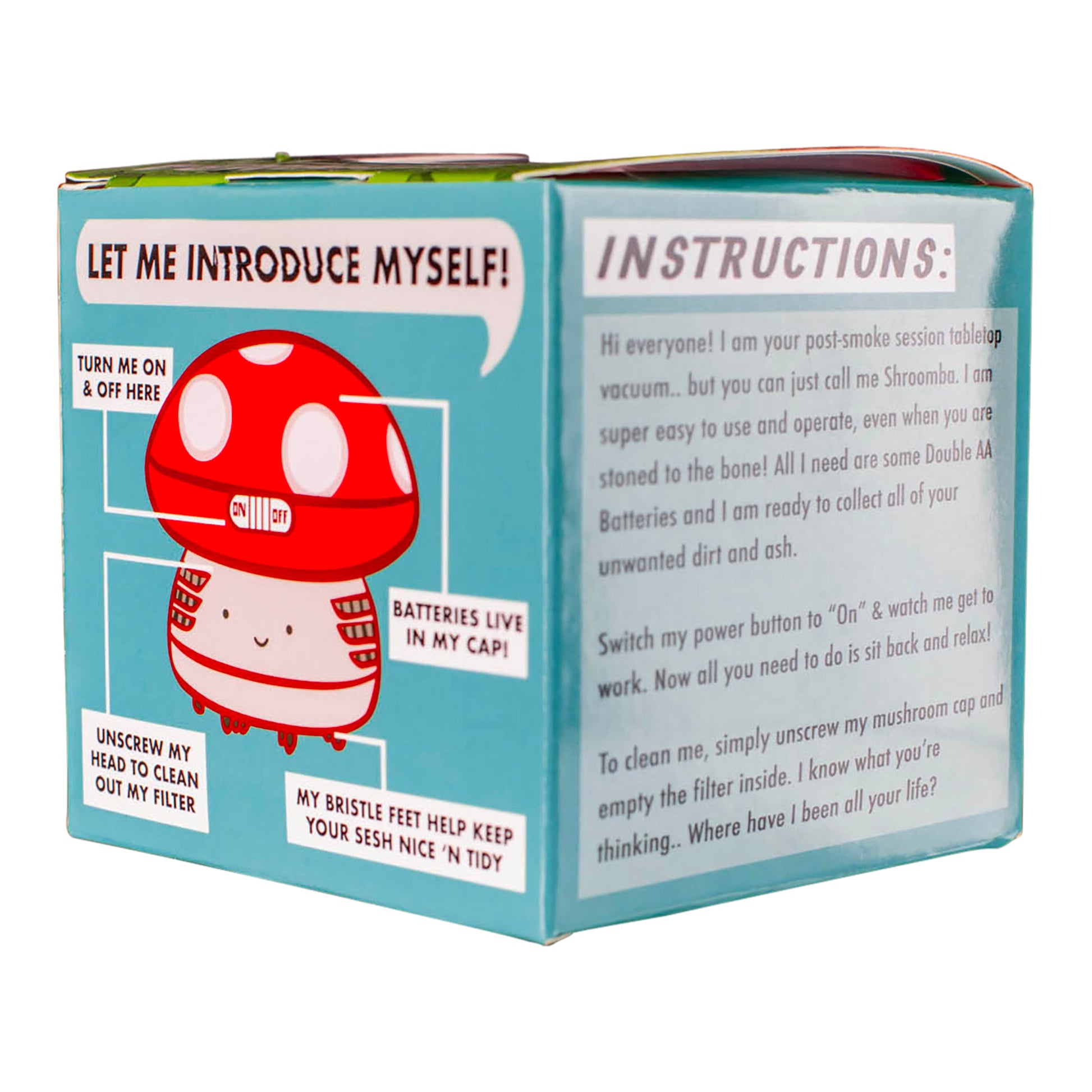E420 Shroomba Tabletop Vacuum Mushroom Design 6 Colors