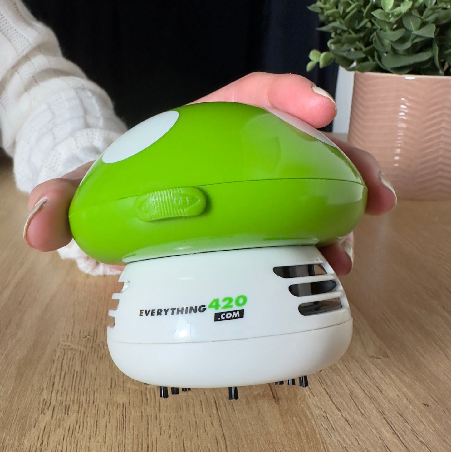 E420 Shroomba Tabletop Vacuum Mushroom Design 6 Colors